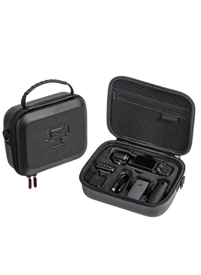 Arabest Carrying Case for DJI Osmo Pocket 3,camera bag,  Portable PU Storage Protective Bag for DJI Osmo Pocket 3 Creator Combo Accessories with shoulder straps[Case Only] - Image 2