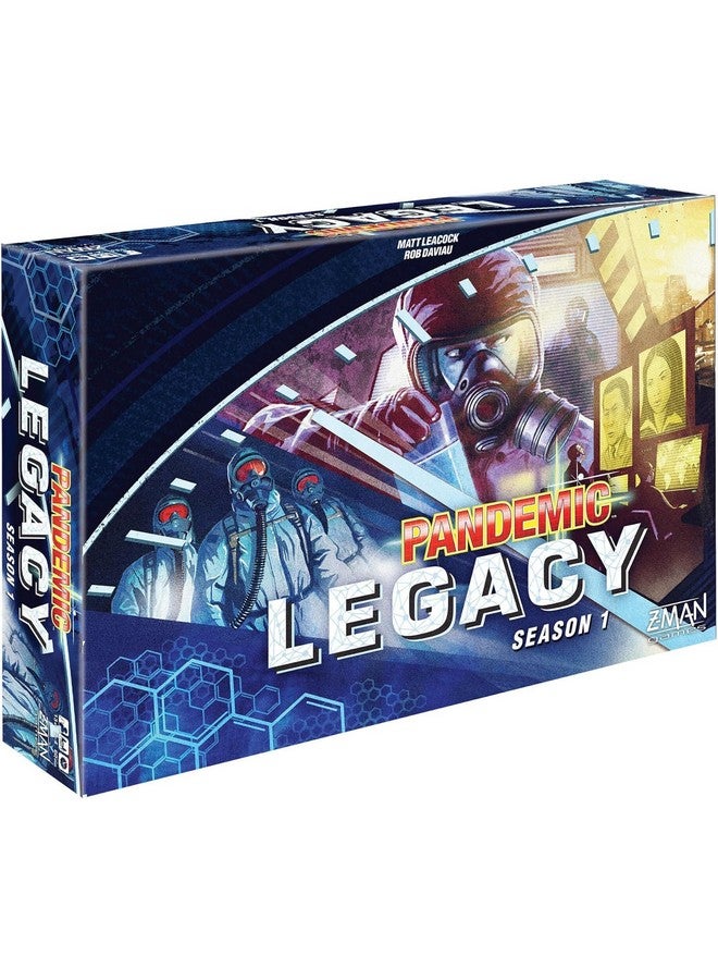 Z-Man Games Pandemic Legacy Season 1 Blue Edition Board Game for Adults and Family | Cooperative Board Game | Ages 13+ | 2 to 4 players | Average Playtime 60 minutes | Made by Z-Man Games  - Image 1