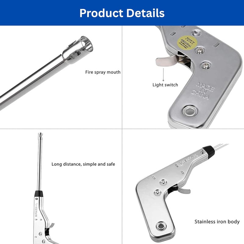 ECVV 2 PCS Electronic Gas Igniter - Kitchen Stove Lighter for Cooking, Barbecue, and Camping - Image 3