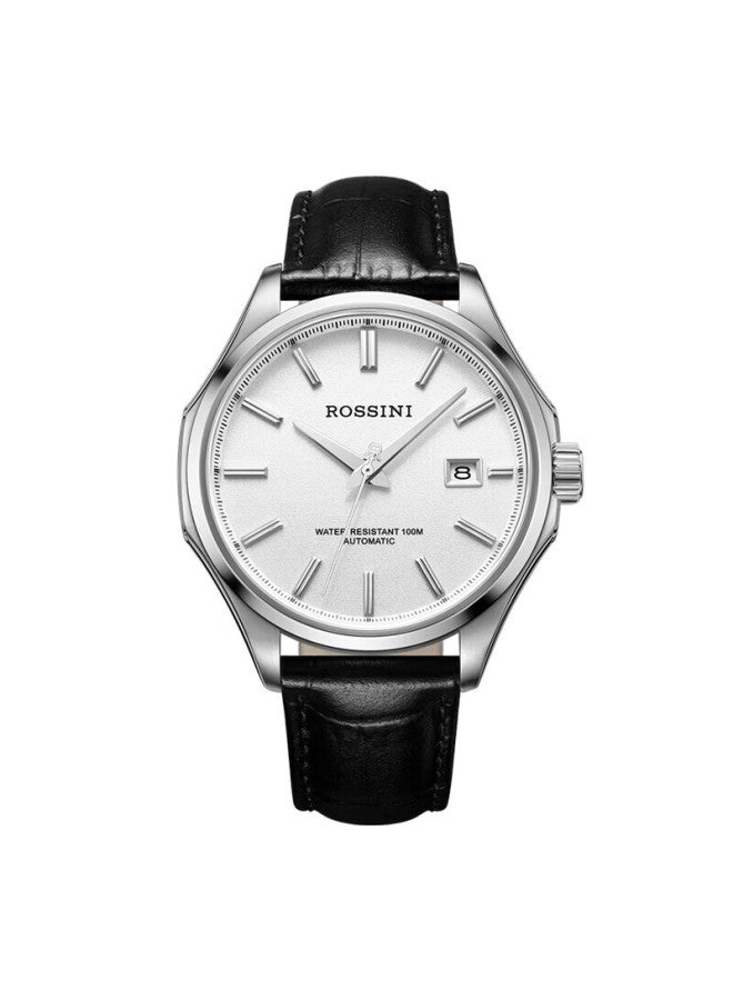 Rossini Men's Automatic Mechanical Watch Stainless Steel Calendar Luxury Brand Wrisch Birthday Valentine's Day Gift - Image 2