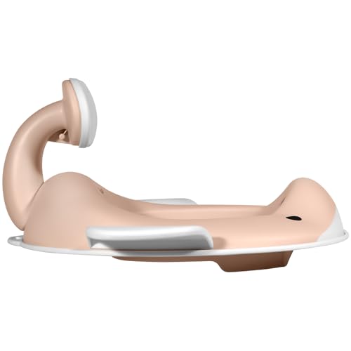 Kindsgut Potty Training Seat in whale design, designed in Germany, suitable for all toilet shapes non-slip toilet seat, Peach - Image 5