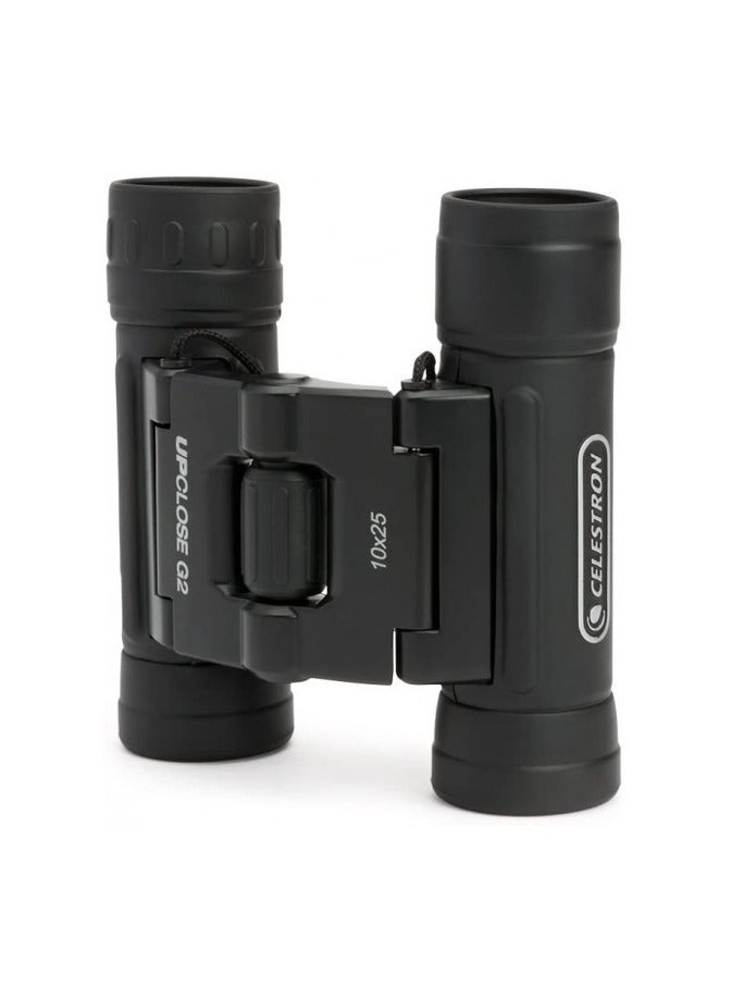 Celestron UpClose G2 10x25 Binocular – Multi-coated Optics for Bird Watching, Wildlife, Scenery and Hunting – Roof Prism Binocular for Beginners – Includes Soft Carrying Case - Image 1