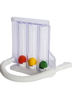 Verona Lung Respiratory Breathing Exercise Apparatus , Adult Deep Breathing Trainer - 600ml - 900ml -1200 Volume Measurement With 3 Balls Flow Rate Indicator 