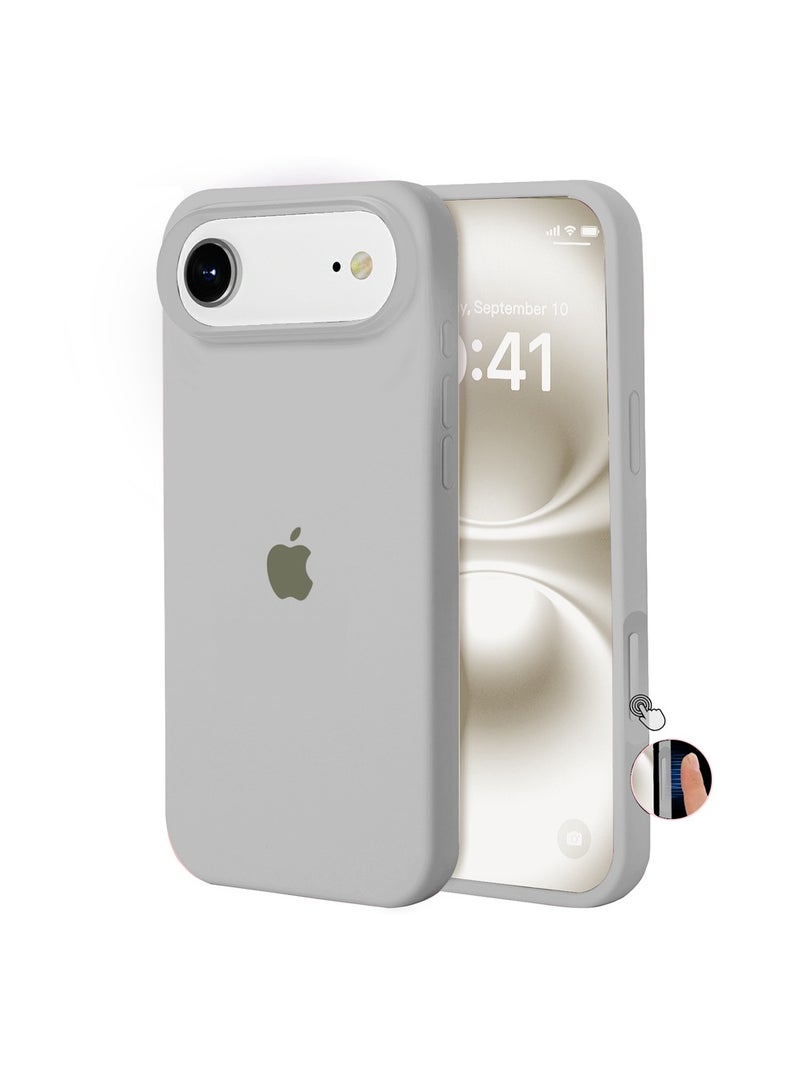 أوللاي حافظة واقية لهاتف iPhone 17 Air، مصنوعة من مادة السيليكون، مقاومة للصدمات مع حماية عدسة الكاميرا وتغطية زر التحكم، غطاء واقي للهاتف المحمول مضاد للصدمات، متوافق مع ملحقات MagSafe، لون أصفر - Image 1