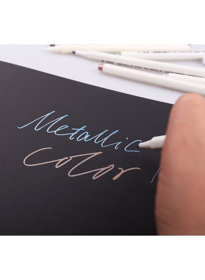 PuTwo Set Of 10 Marker Pens Coloured Pencils Diy For Photo Scrapbook Album Use, Multicolor, 10 Count - Image 5