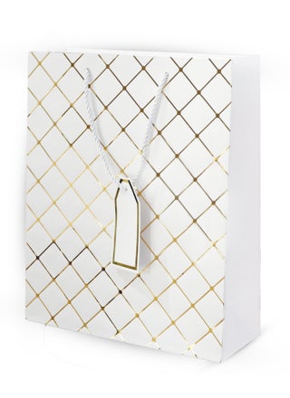 Luxury Large Paper Gift Bag - White