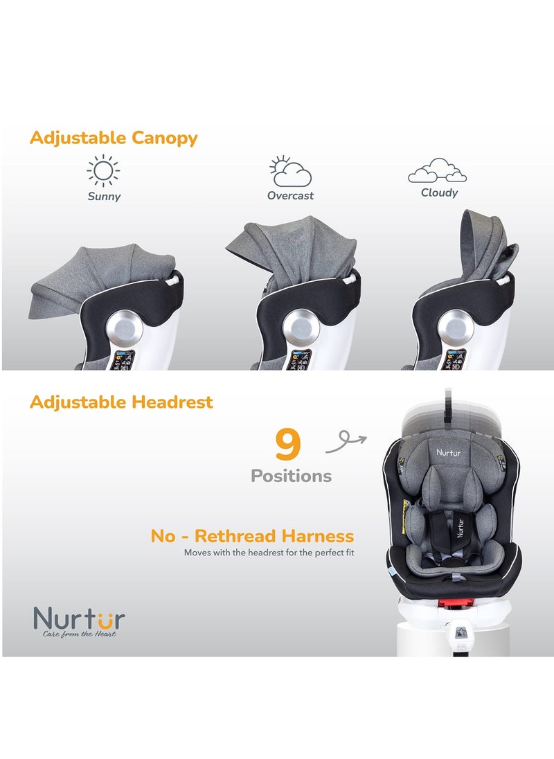 Nurtur Liberty 4 In 1 Car Seat With Removable Headrest And Canopy Multicolor - pzsku/ZDF02D99A57B2B54BA4DBZ/45/_/1696909404/101bbb78-0c99-4b78-87b6-69f8fdda07d7