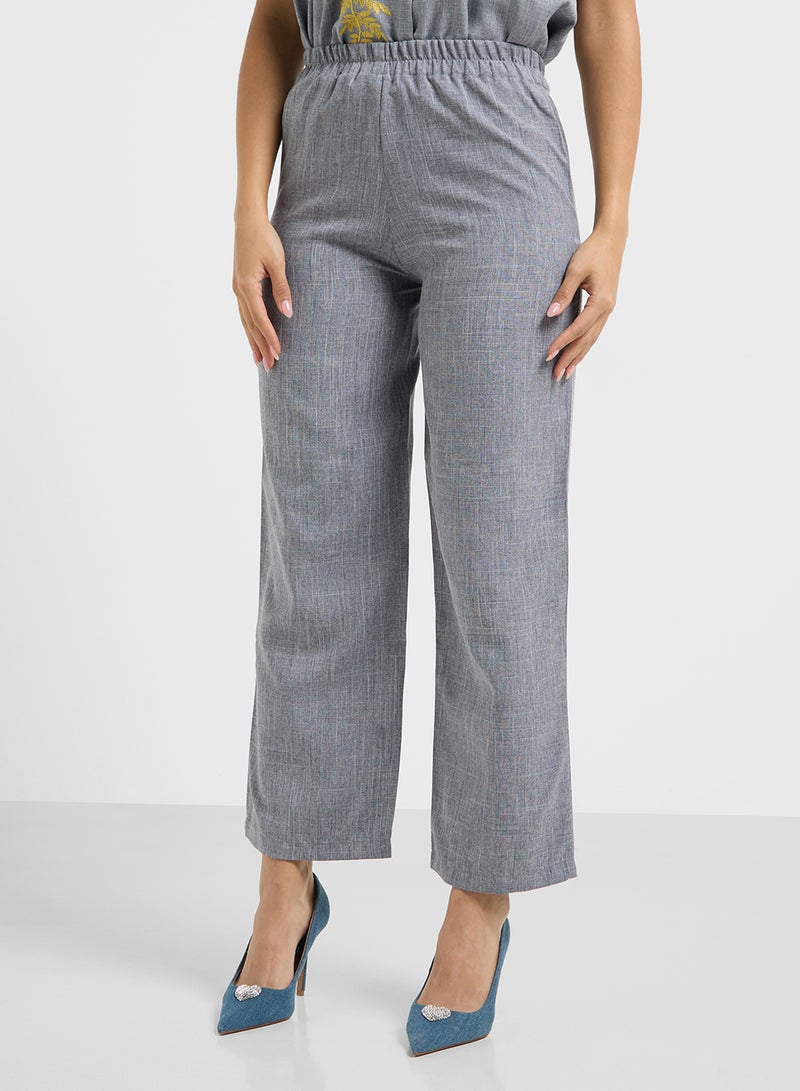 hayas closet Embroidered Blouse & Pants Set - Image 4