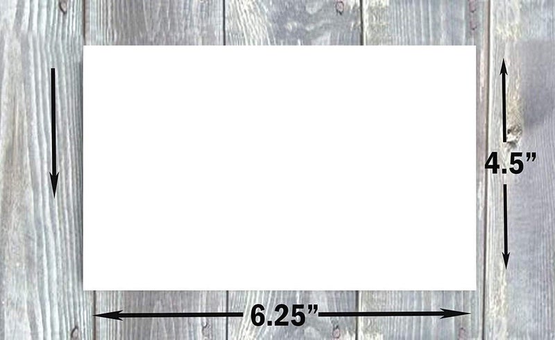 Hamilco White Cardstock Thick Paper - Flat 4.5" X 6.25" A6 Blank Index Flash Note & Post Cards - 80 lb Card Stock for Printer - 100 Pack (Bright) - Image 3