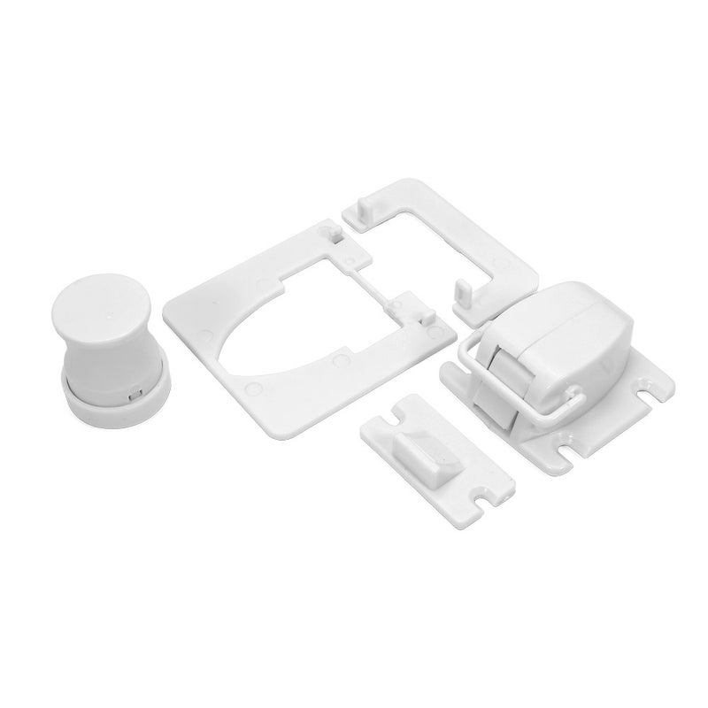 Invisible Child Safety Locks Magnetic Locking System 8 Locks + 2 Key Set for Drawers Cabinets Cupboard Door - Image 2