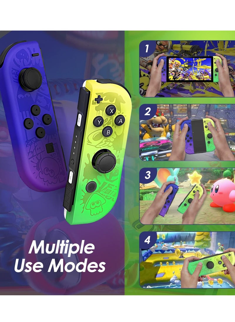 Generic Wireless Joy-Con Controllers for Nintendo Switch, Lite, and OLED - L/R Replacement with Wake-up, Screenshot, Dual Vibration, and Motion Control Features (Blue)  - Image 3
