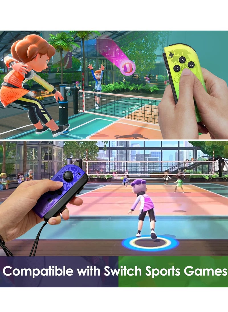 Generic Wireless Joy-Con Controllers for Nintendo Switch, Lite, and OLED - L/R Replacement with Wake-up, Screenshot, Dual Vibration, and Motion Control Features (Blue)  - Image 4