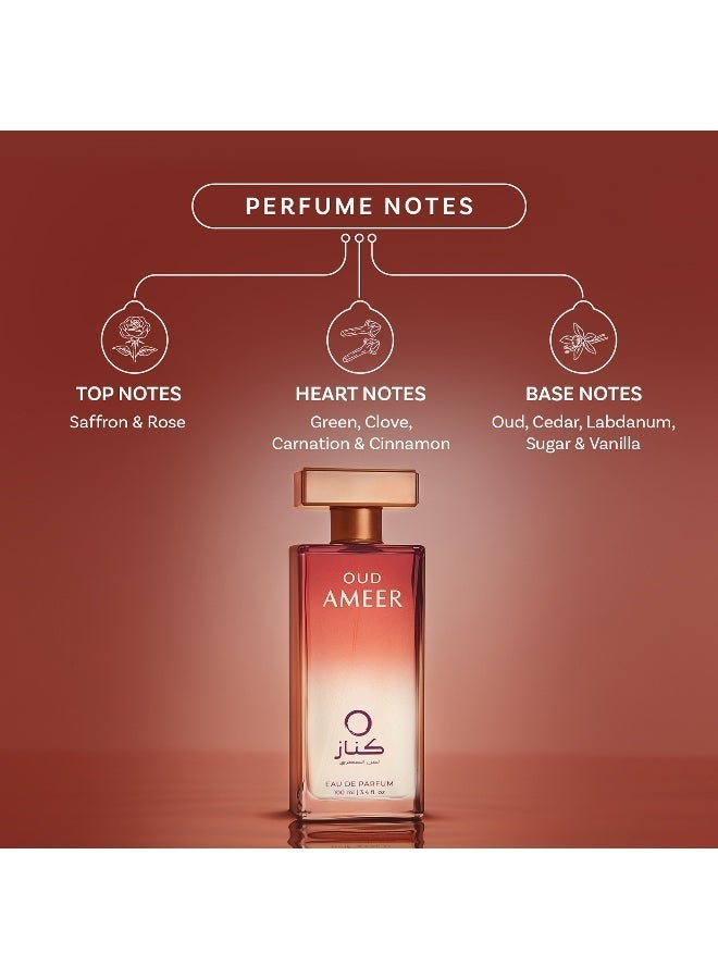 kenaz KÉNAZ OUD AMEER Women Oriental 100ML EDP - Image 3