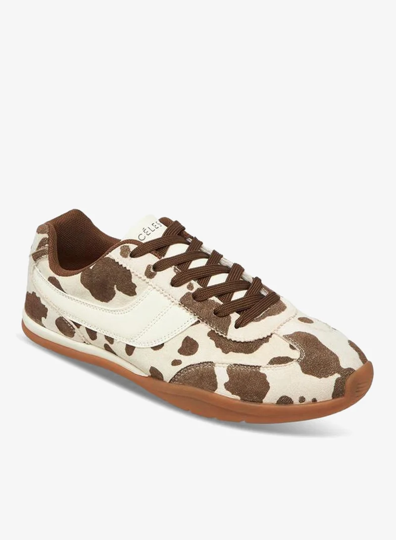 Celeste Women Lace-Up Ankle Sneakers