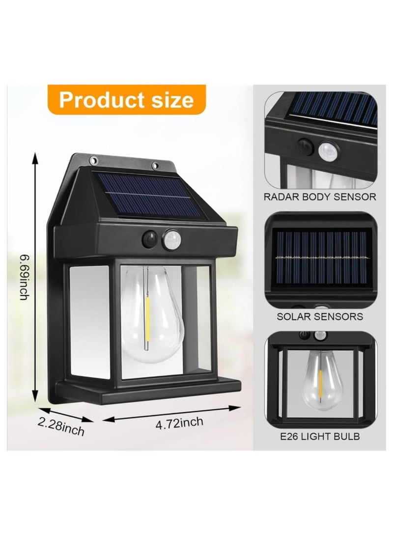 Solar Wall Lights for Outdoor, Wall-mounted, Pathway light, Security light, Garden decorative light, (18, Watts)  - Image 4