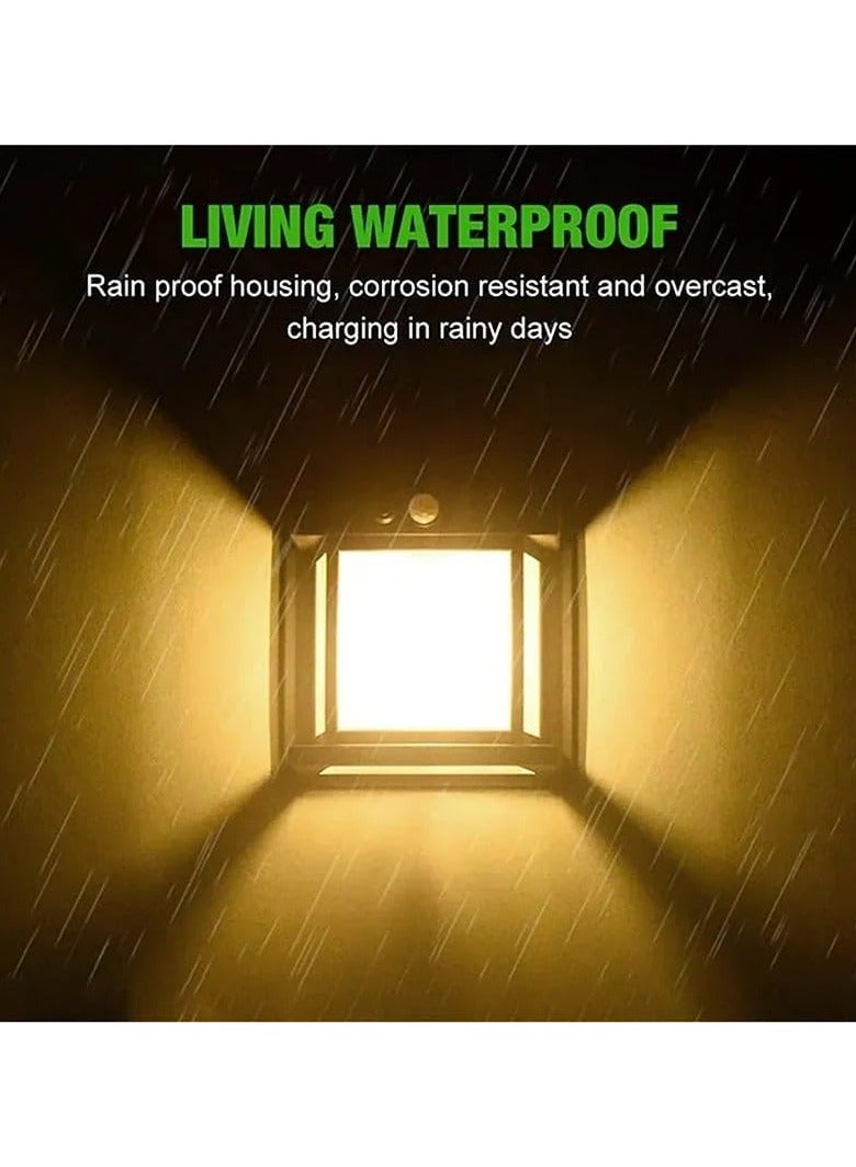Solar Wall Lights for Outdoor, Wall-mounted, Pathway light, Security light, Garden decorative light, (18, Watts)  - Image 3