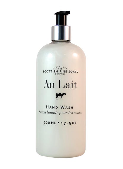 Scottish Fine Soaps Scottish Fine Soaps Au Lait Liquid Hand Wash - XLARGE (500ml/17.5 oz) 