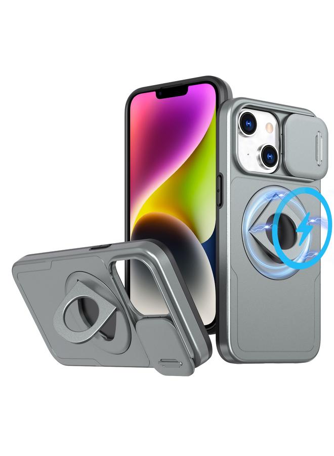 اس-توب جراب لهاتف iPhone 14 Plus Camshield MagSafe Ring Holder Armor جراب هاتف - Image 1