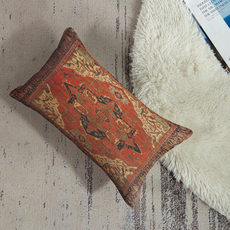 Britimes Britimes Throw Pillow Covers  Aztec Kilim Home Art Decor  12 x 20 Inches Set of 2 Cushion Couch Sofa Cases  Abstract Oil Painting Pillowcases for Bedroom  Living Room  Ethnic Decorative  Tribal  - Image 4