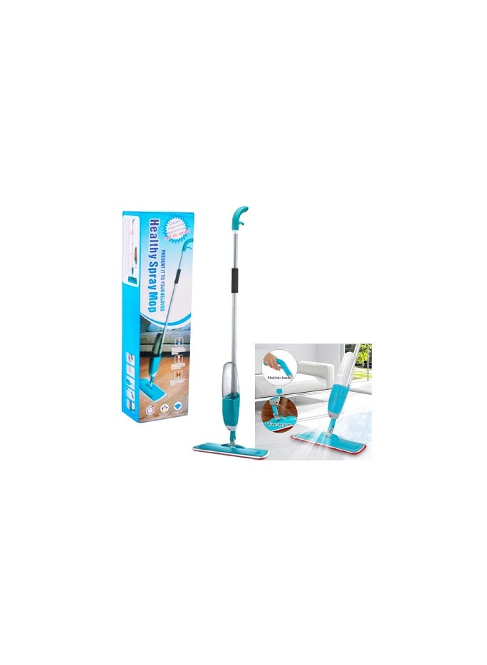 Healthy Spray Mop for Floor Cleaning – 360° Rotation, Built-in Refillable Bottle, Reusable Microfiber Pad– All-in-One Decontamination, Degerming & Fragrance Sterilization Mop – For Office and Home use.  - Image 3