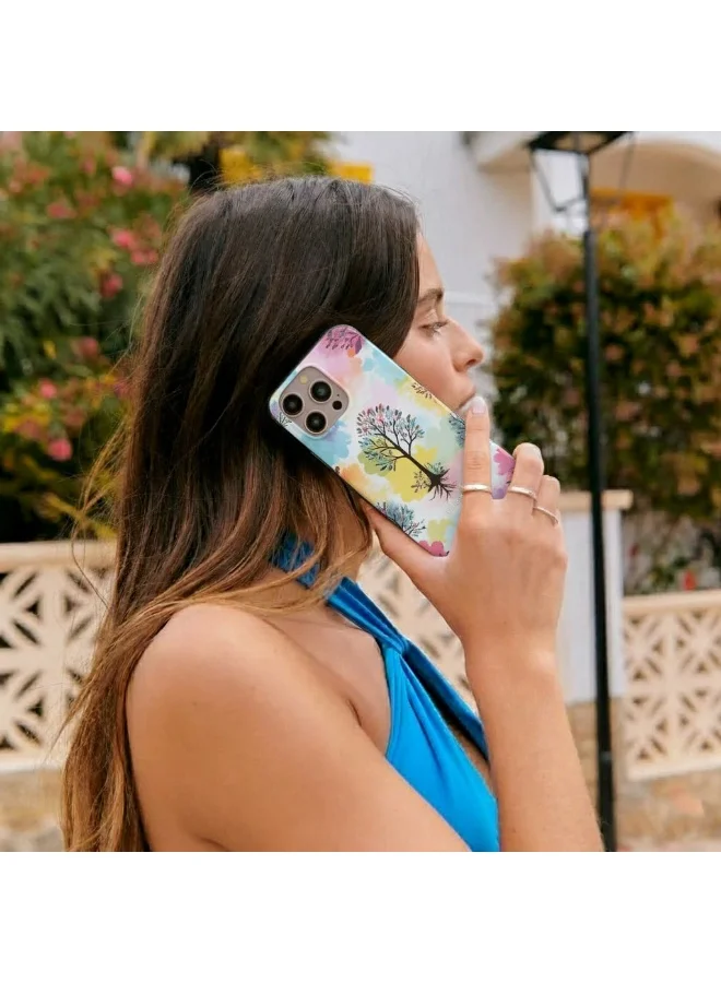 Mobcos iPhone 16 Pro Vibrant Roots Mobcos iPhone 16 Pro Vibrant Roots Premium Case Compatible with Hybrid Dual-Layer Hard Shell + Silicone Protection - Scratch-Resistant Shockproof Mobile Cover  | Best Price UAE