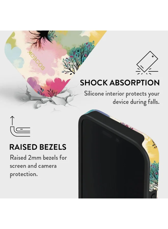 Mobcos iPhone 16 Pro Vibrant Roots Mobcos iPhone 16 Pro Vibrant Roots Premium Case Compatible with Hybrid Dual-Layer Hard Shell + Silicone Protection - Scratch-Resistant Shockproof Mobile Cover  | Best Price UAE