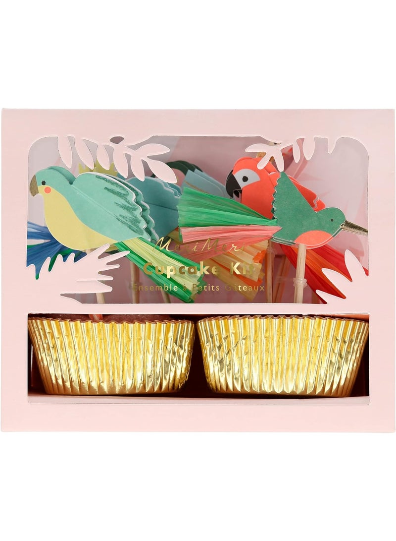 ميري ميري طقم كب كيك بطائر استوائي - Image 1