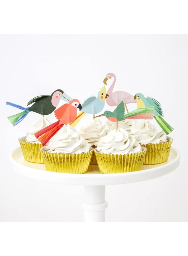 Meri Meri Tropical Bird Cupcake Kit