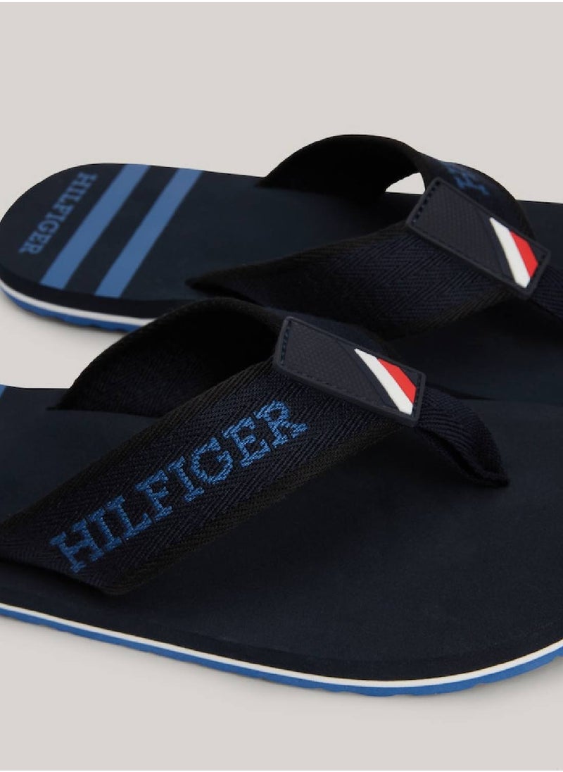 Men's Sporty Hilfiger Beach Flip Flops - Polyester, Blue - pzsku/ZDF036EA840AE6EA35314Z/45/_/1724216758/2bdd557f-2d2c-4233-8c41-ad37c50b8deb