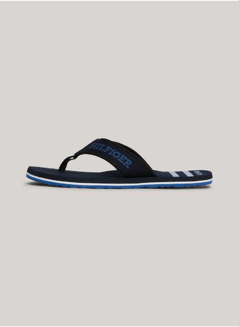 Men's Sporty Hilfiger Beach Flip Flops - Polyester, Blue - pzsku/ZDF036EA840AE6EA35314Z/45/_/1724216766/f34eb9d5-c157-4bfe-91c6-c5d08bfdb61f