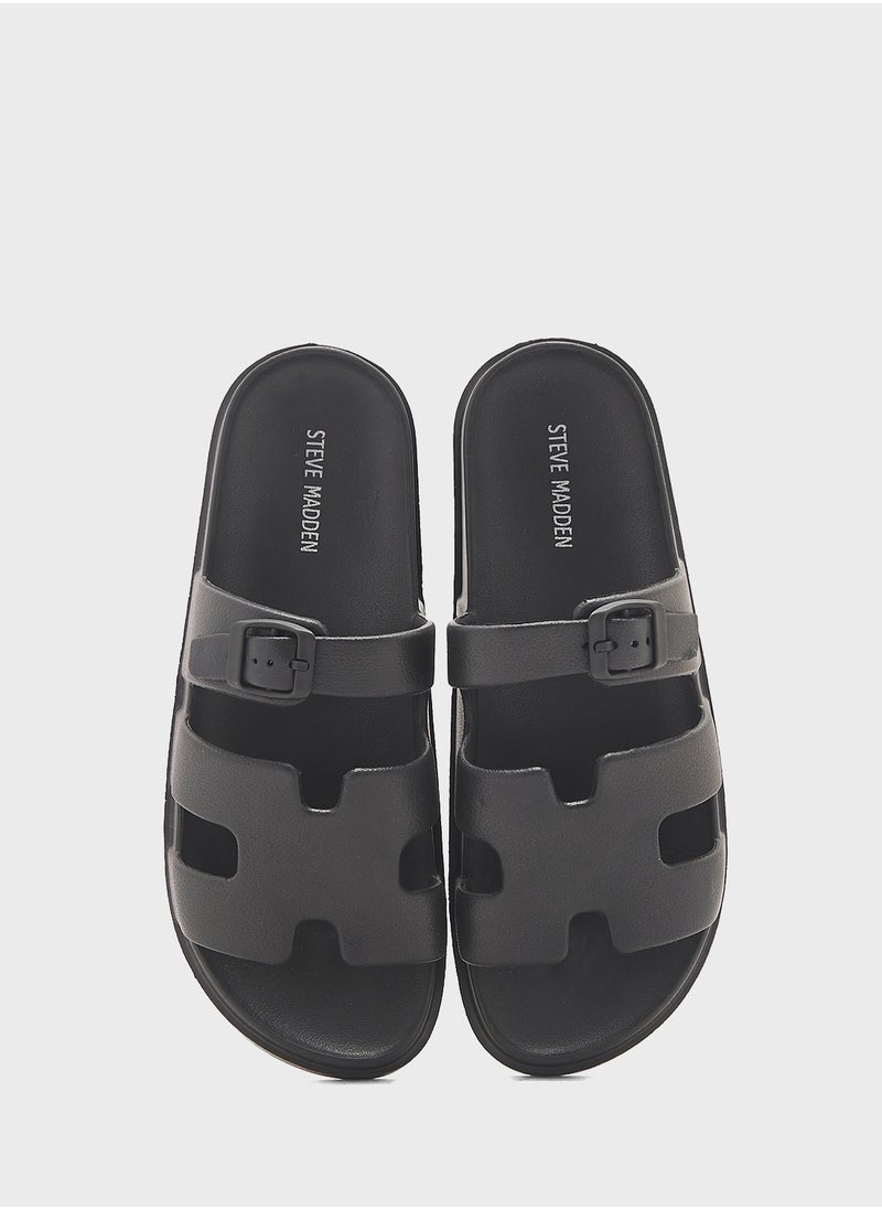 STEVE MADDEN Darliing Multi Strap Flat Sandals  - Image 4