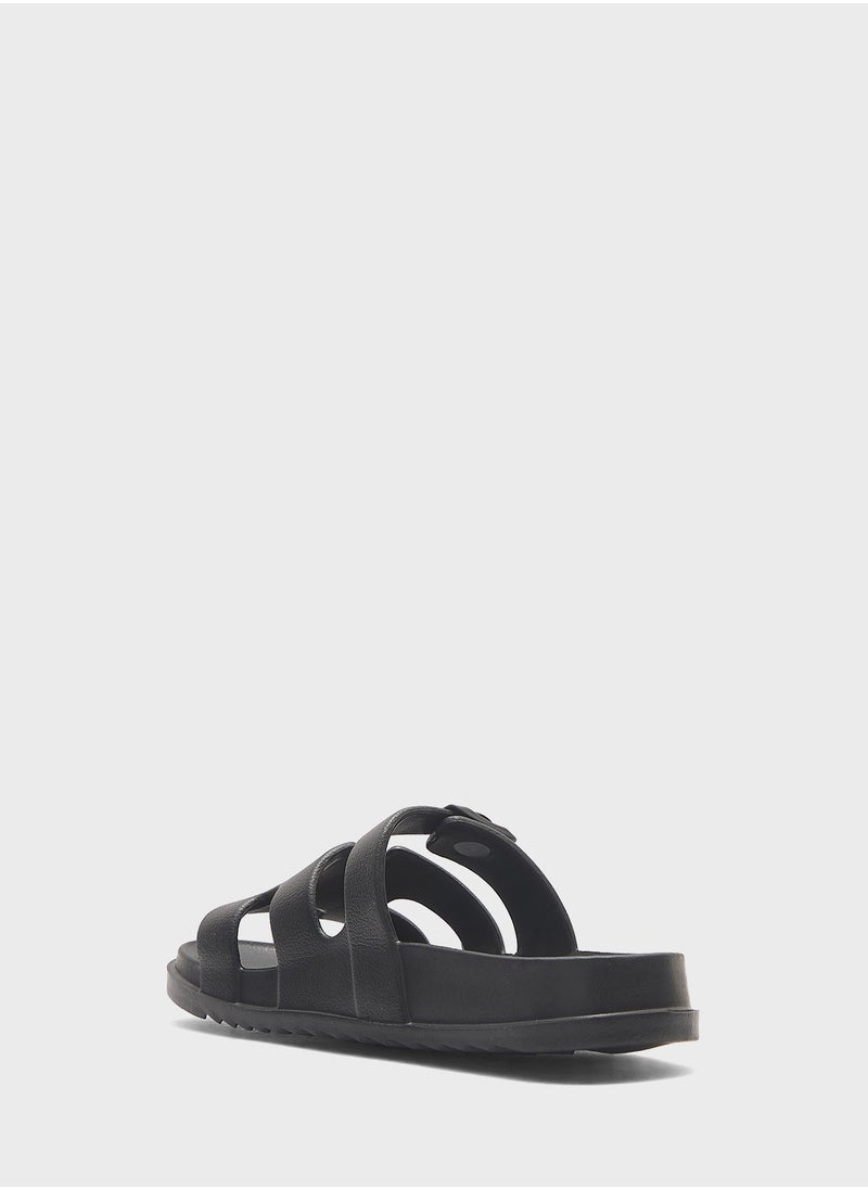 STEVE MADDEN Darliing Multi Strap Flat Sandals  - Image 2