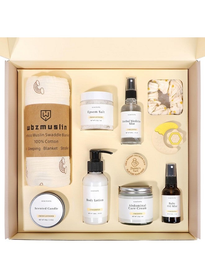 Suhctuptx New Mom Gifts for Women, 11 Luxury New Mom Care Package After Baby, Pregnancy Gifts for Expecting Mom to Be, Postpartum Gifts Basket with New Baby Essentials for Baby Shower, First Time Mommy - Image 1