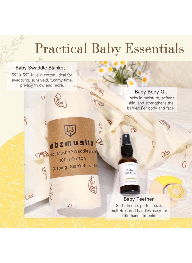 Suhctuptx New Mom Gifts for Women, 11 Luxury New Mom Care Package After Baby, Pregnancy Gifts for Expecting Mom to Be, Postpartum Gifts Basket with New Baby Essentials for Baby Shower, First Time Mommy - Image 5