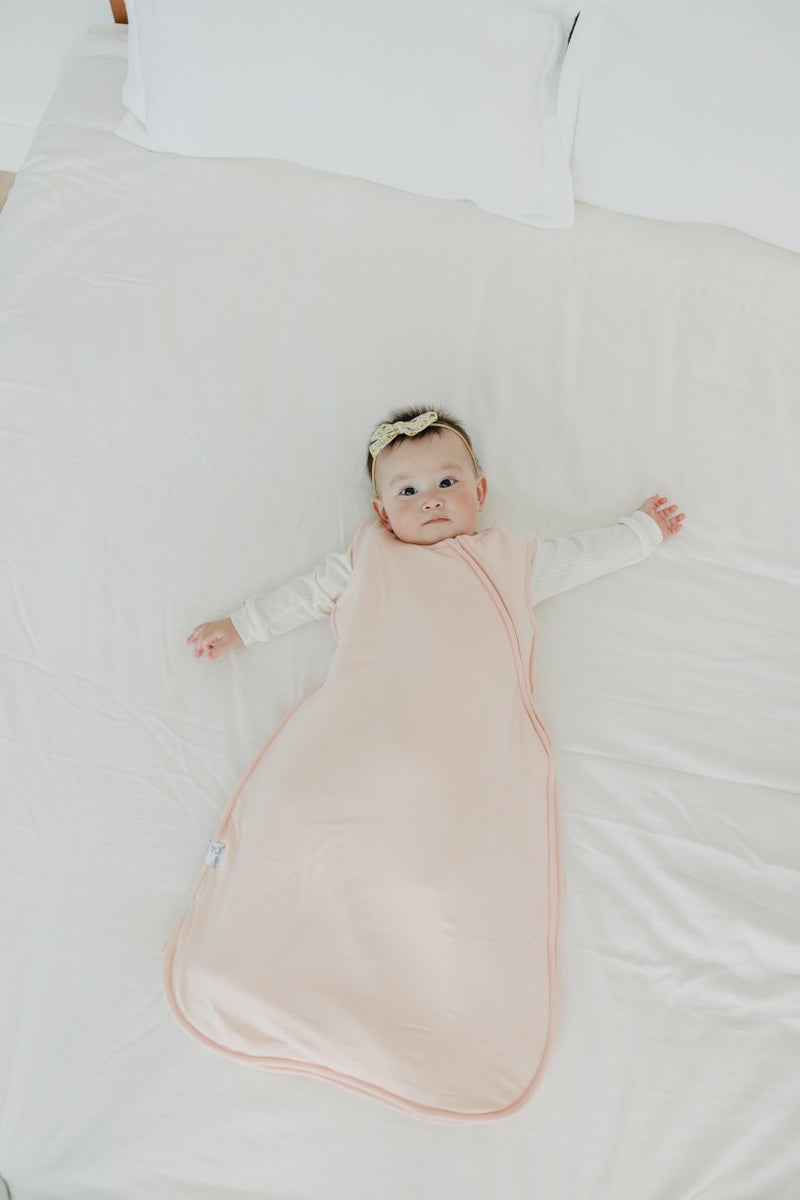 Copper Pearl Sleep Sack: Warm and Cozy Baby Bag in a Variety of Trendy Designs, Safe Alternative to Blankets, Sleeveless Baby Sleep Sack Swaddle Sizes Newborn to 24 Months - Blush - Image 2