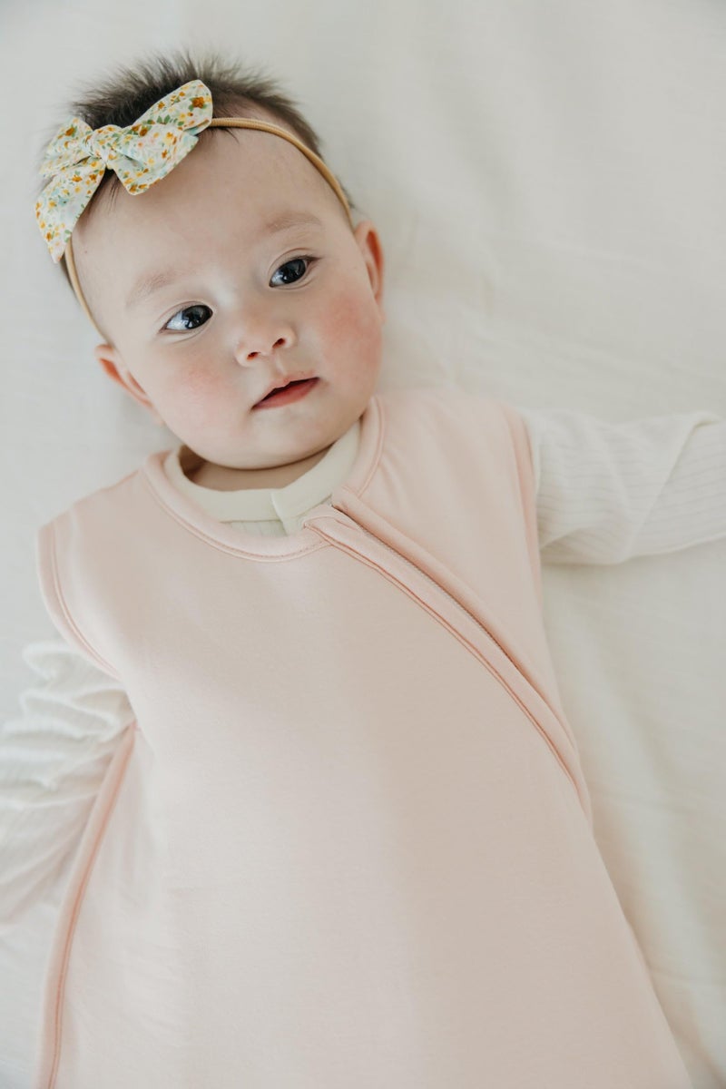 Copper Pearl Sleep Sack: Warm and Cozy Baby Bag in a Variety of Trendy Designs, Safe Alternative to Blankets, Sleeveless Baby Sleep Sack Swaddle Sizes Newborn to 24 Months - Blush - Image 3