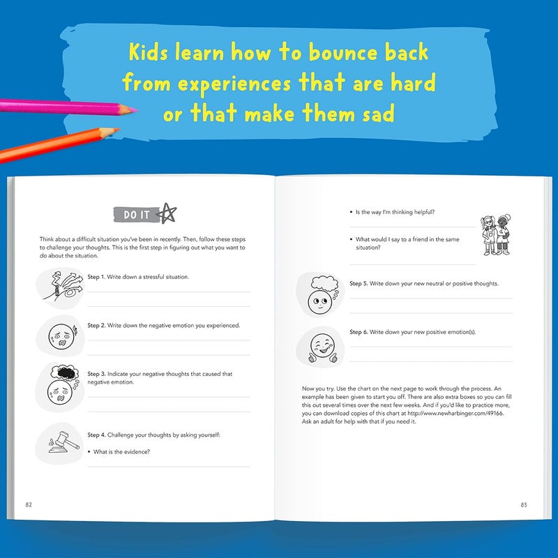 New Harbinger Publications The Resilience Workbook for Kids: Fun CBT Activities to Help You Bounce Back from Stress and Grow from Challenges - Image 5