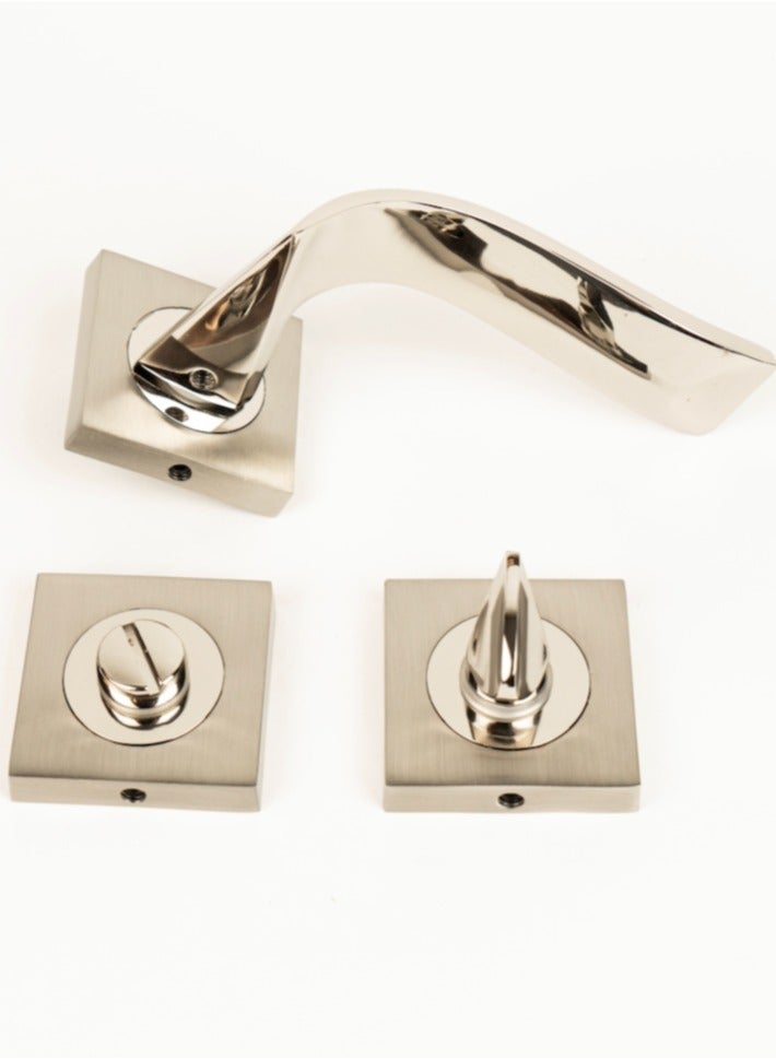 Siag Pinar Rosetta Bathroom Door Handle - Image 4