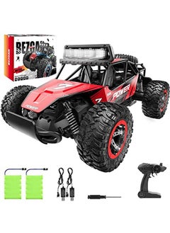 Tb141 Rc Cars1:14 Scale Remote Control Car, 2Wd High Speed 20 Km/H All Terrains Electric Toy Off Road Rc Car Vehicle Truck Crawler With Two Rechargeable Batteries For Boys Kids And Adults