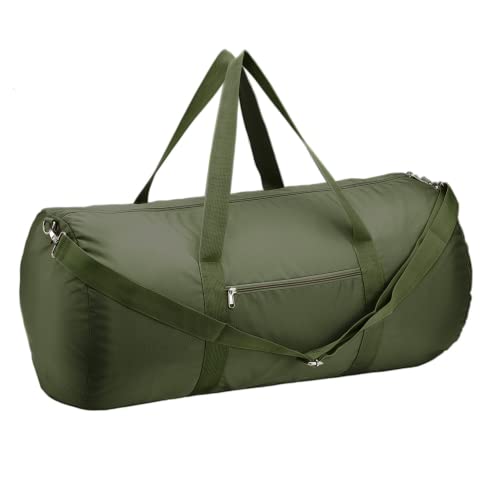 Vorspack Duffel Bag 28 Inches Foldable Lightweight Gym Bag with Inner Pocket for Travel Sports - Green - Image 1
