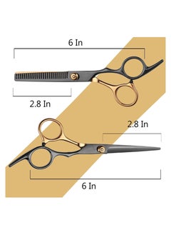KHAJUL 8-Piece Hair Cutting Scissors Set  - Image 2