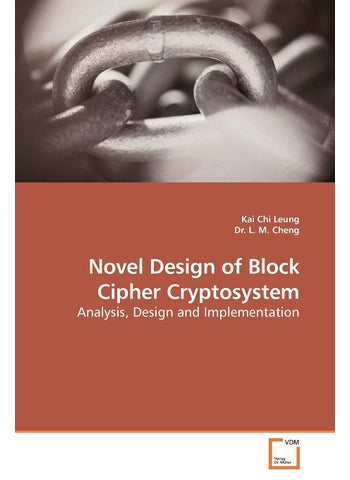 Novel Design of Block Cipher Cryptosystem - pzsku/ZDF03B515E57F3B871C00Z/45/1749123179/74d996dc-8e96-4474-8296-e9ae20d41d89