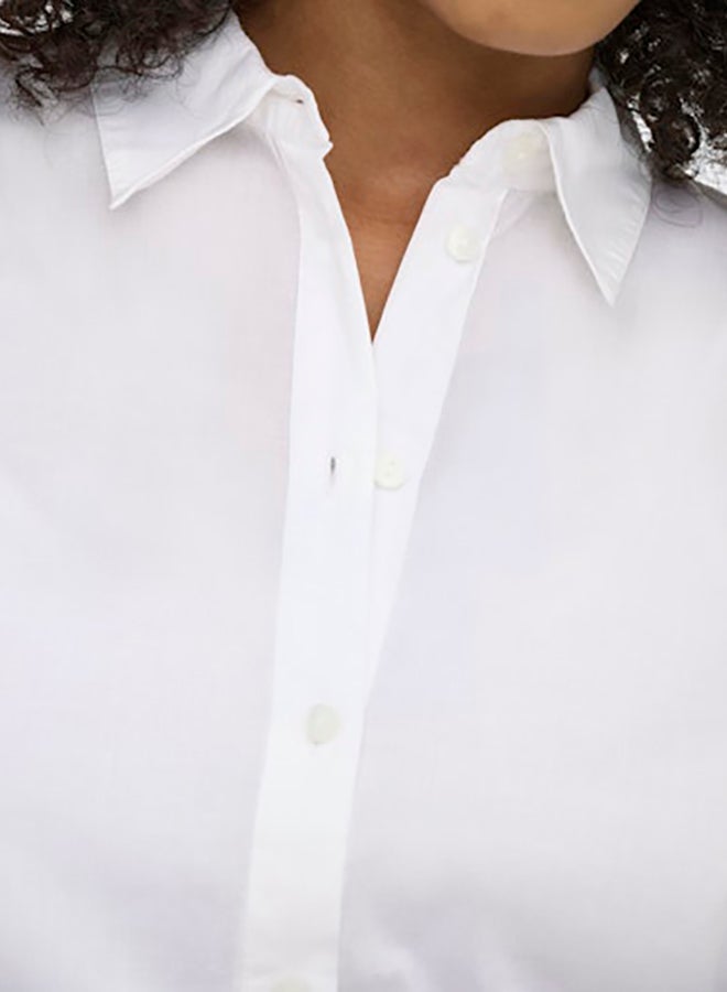 ONLY ONLY Womens New Lina Grace Solid Longsleeve Woven Shirt  - Image 5