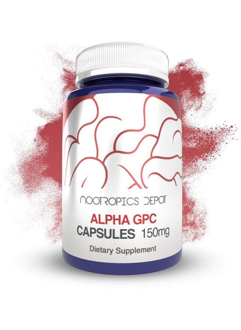 Alpha Gpc Capsules ; 150Mg ; 180 Count ; Cholinergic Supplement ; Brain Health Supplement ; Supports Healthy Brain Function ; Enhance Cognition Memory + Focus