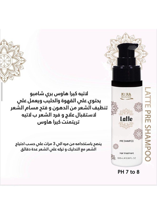 KERA HOUSE 2-Piece Hair Treatment Coffee & Milk 200 ml & Shampoo 100 ml Latte Kera House  - Image 3