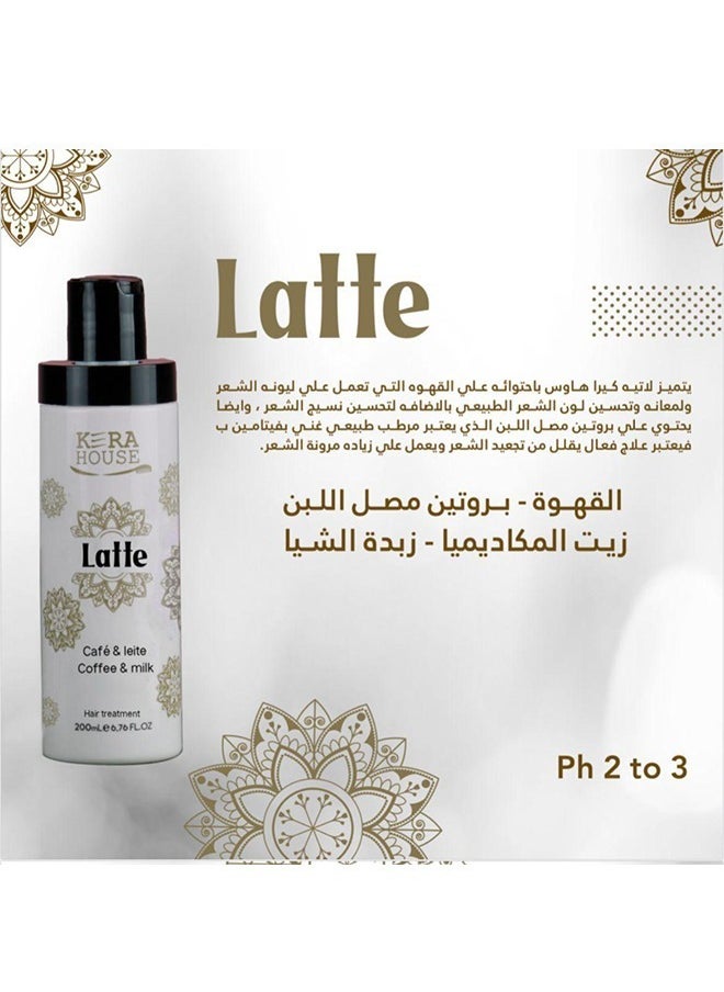 KERA HOUSE 2-Piece Hair Treatment Coffee & Milk 200 ml & Shampoo 100 ml Latte Kera House  - Image 4
