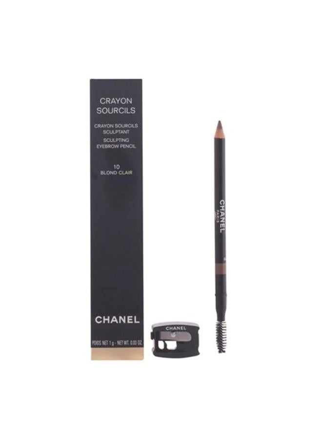 CHANEL قلم حواجب شانيل كرايون سورسيلز المنحوت #10 بلوند كلير، 0.03 أونصة - Image 1
