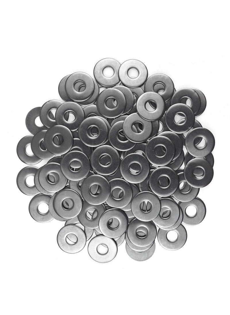 Favordrory Favordrory M8 Flat Washer, 304 Stainless Steel, 100 PCS (M8 x 24 x 2.0mm 100PCS)  - Image 1