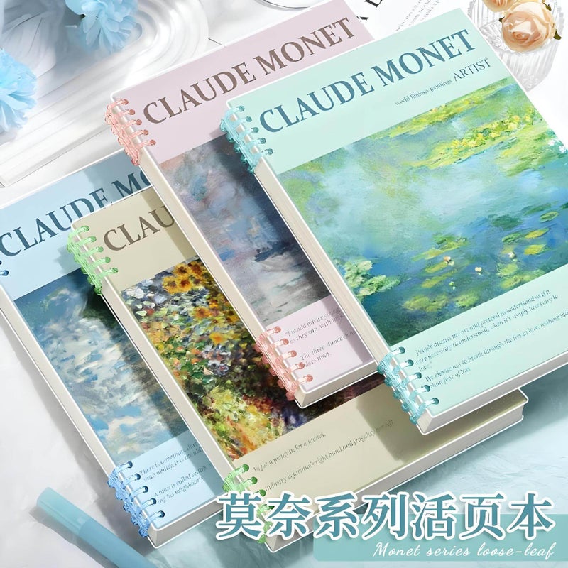 New Famous Painting Loose-Leaf B5 Detachable Notebook With Good Looks And Does Not Hurt The Hand Coil Notebook Student Notepad - Image 2