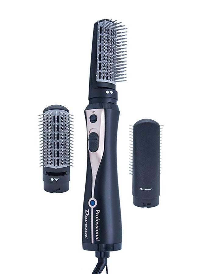 Davena D-602 Hot and Cold Hair Dryer With Ion Technology 2 Brushes 2 Speed 1200W - Image 2